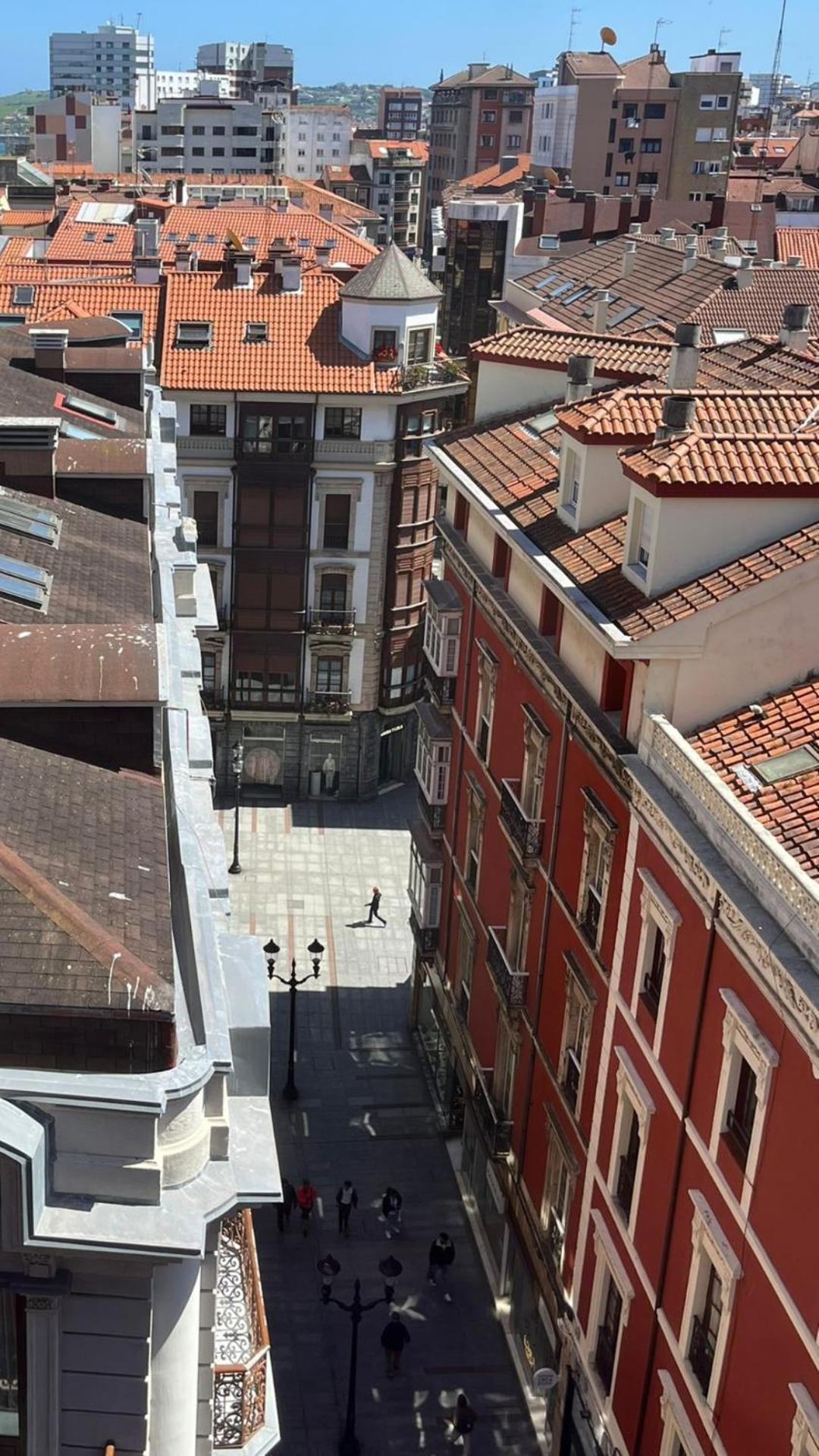 Ferienwohnung El Mirador Del Centro Gijón Exterior foto